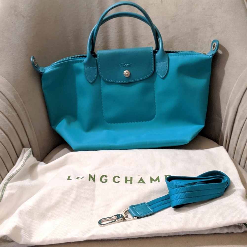 Longchamp Le Pliage Neo Small Canvas Short Handle